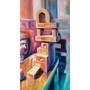 Picture 3/6 -Original Oil Painting on Canvas, Playhouse, Hand Made, Surreal Painting, Surreal Art
